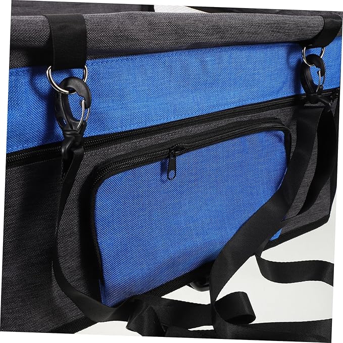 Kisangel Portable Pet Car Seat with Material and Non- Backing Suitable for Dogs and Cats Breathable Design with Easy Installation for Travel and Daily Use