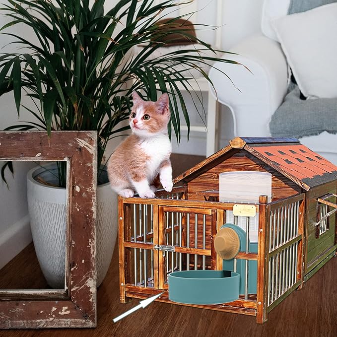 1Pc Automatic Cat Dog Water Dispenser Pet Water Container with Capacity for Cats Dogs Easy to Install and