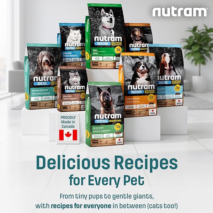 I14 Puppy Dog Food with Lamb & Brown Rice - Skin, Coat & Sensitive Stomach Dog Food with Pumpkin, Omega-3 Rich Salmon Oil & Flaxseed for Shiny Coat & Immunity - Chicken Free Puppy Food (4.4 lb)