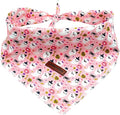 Lionheart Glory Fall Plaid Dog Scarf, Washable Square Adjustable Bandana for Small Dogs - Halloween Theme