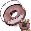 BARKLESS Dog Cone, Inflatable Dog Cone After Surgery for Small Medium Breeds, Soft Surgery Collar with Enhanced Anti-Licking Guard Shield for Pets, Patented Protective Donut Collar
