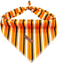 Elegant little tail Fall Dog Bandana, 1PC Girl Boy Dog Bandanas Halloween Bib Scarf Soft Washable Square Dog Scarf Adjustable Dog Kerchief for Small Medium Large Dogs