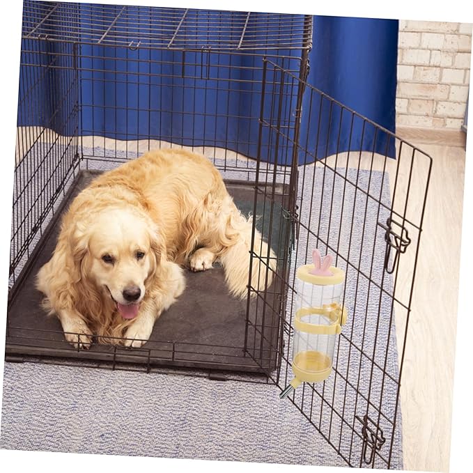 Kisangel Large Capacity Pet Water Dispenser Dog and Cat Waterer No Spill Feeder for Cages Pet Friendly Design