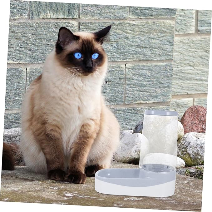 VANZACK Dog Cat Feeder Practical Pet Food Dispenser 3.8l Automatic Feeder Food Container for Pet Animals