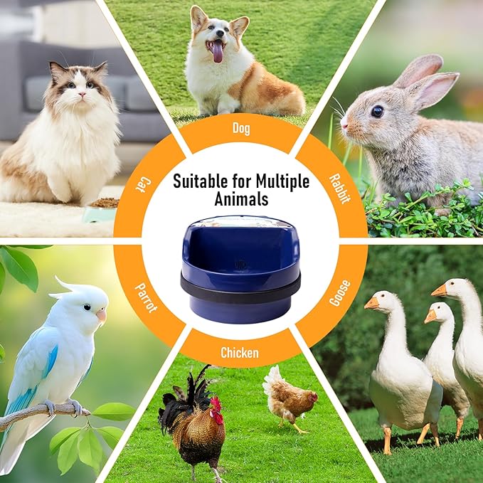 Automatic Dog Water Bowl Wall-Mounted Water Dispenser for Dogs 2L Space Saving Outdoor Water Bowl Dispenser Dog Waterer with Float Valve for Chickens Dogs
