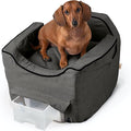 Snoozer Luxury Lookout Pet Car Seat, Small Luxury II, Anthracite with Black