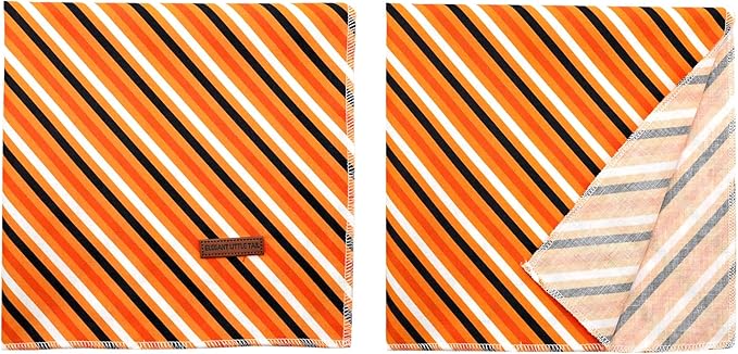 Elegant little tail Fall Dog Bandana, 1PC Girl Boy Dog Bandanas Halloween Bib Scarf Soft Washable Square Dog Scarf Adjustable Dog Kerchief for Small Medium Large Dogs