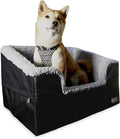 K&H Pet Products Bucket Booster Pet Seat Rectangle Knockdown Black/Gray Large