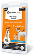 ThunderLeash No-Pull Dog Leash (Small (12 to 25 lbs), Black)