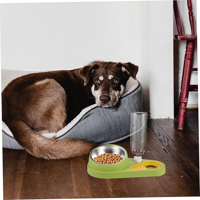 Milisten Automatic Pet Food Feeder Water Dispenser Detachable Dog Bowl for Dogs Compact and Lightweight Design for Easy Use Pet Feeding