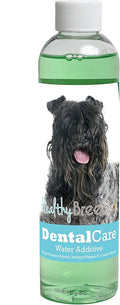 Healthy Breeds Dog Dental Care Water Additive for Kerry Blue Terrier - Helps Freshen Breath, Reduce Plaque & Control Tartar - Mint Flavor - 8 oz