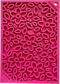 SodaPup Flower Power eMat – Durable Lick Mat Feeder Made in USA from Non-Toxic, Pet-Safe, Food Safe Rubber for Mental Stimulation, Avoiding Overfeeding, Fresh Breath, Digestive Health, & More