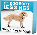 Updated Version - 100% Waterproof Dog Boots with Leggings – Stay-On Paw Protectors with Chest Strap for Rain & Snow, Anti-Slip Traction, Adjustable Fit, Machine Washable (Large, Beige Plaid)
