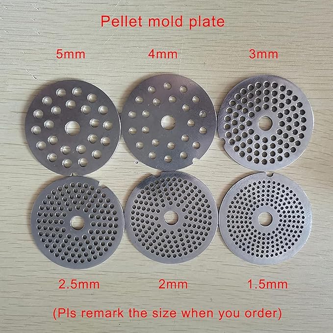 Manual Pet Food Pellet Machine, Pet Dog Cat Feed Maker with 1.5/2/2.3/2.5/3/3.5/4/5/6/7/8/9/10mm Molds Optional, for Animals Feed Processing
