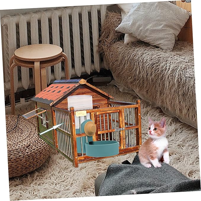 BESPORTBLE 1Pc Hanging Pet Water Feeder for Cats Dogs Cage Water Dispenser Durable Design Easy Installation for Pet Hydration