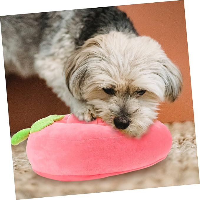 Dog Sniffle Mat for Foraging and Training Interactive Strawberry Design Puzzle Toy for Dogs and Cats Sniffing Skills Reduces Boredom and Stress
