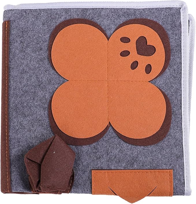 GLOGLOW Dog Slow Feeder Snuffle Mat Dog Snuffle Mat, Interactive Feeding Toy Slow Feeder for Dogs with Rugged Felt Fabric, Enrichment Nose Work Scent Training Pad for Small Medium Large