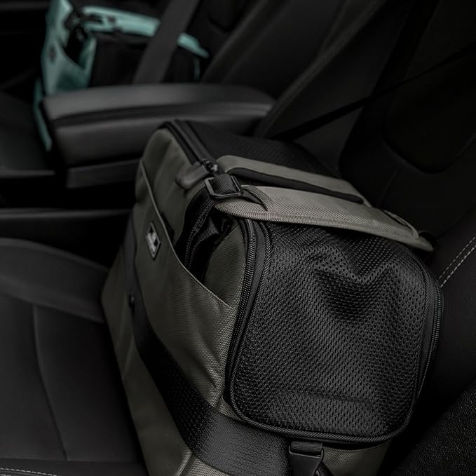 Sleepypod Atom - Airline Approved Pet Carrier and Crash-Tested Car Seat for Cats and Dogs up to 12 lbs (Olive Green)