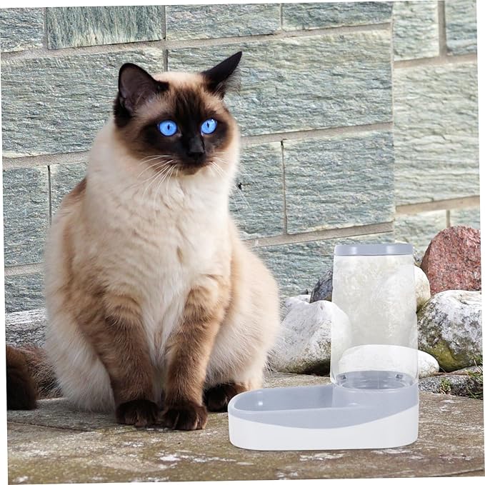 Yardwe Automatic Pet Feeder Compact Food Dispenser Pet Supplies Container for Cats Dogs