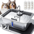 Pet Water Fountain Automatic Dog Dispenser 12L Capacity, Includes Spill Proof Mat, 3 Filters and Quiet Pump for Home Use