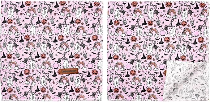 Lionheart Glory Halloween Dog Bandana - 1 Pack Washable Soft Scarf, Fall Bib for Small to Large Dogs, Adjustable Square Bandana for Boys and Girls