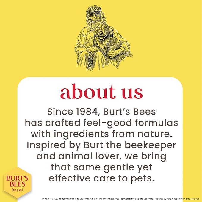 Burt's Bees for Pets Waterless Shampoo Spray for Dogs with Apple and Honey, 99.1% Natural Origin Formulas, Waterless Dog Shampoo - Gentle Dry Shampoo for Dogs, Best Dog Shampoo, 10 oz