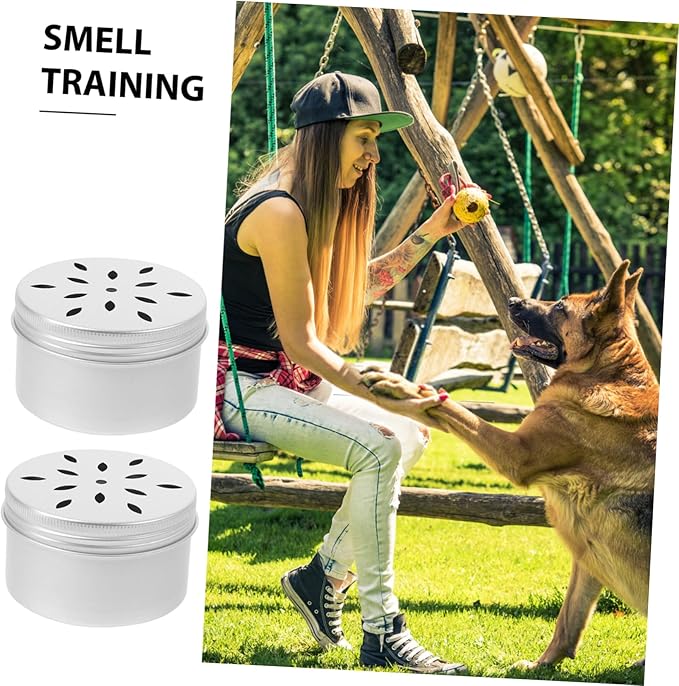 TOYANDONA 10Pcs Dog Nose Training Tool Scent Canister for Dog Training Enhance Smell Skills for Scent Work and Emotional Relief Dog Training Equipment