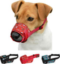 CollarDirect Dog Muzzle - Adjustable Soft Breathable Tribal Nylon Dog Mouth Guard Cover for Small, Medium and Large Dogs, Anti Chewing, Barking & Biting (Pattern 1; S)