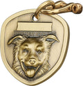 Vintage Pure Copper Personalized Dog Tags, Three-Dimensional Relief Pet Pattern, Custom Pet Tags (A10-Border Collie)