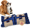 Cocoon® - Eco-Friendly Pet Burial & Cremation Ceremony Kit (Premium Wool) - Casket for Dogs and Cats (Choose Size & Color) (Large, Indigo)