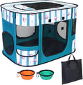 Foldable Dog Playpen Indoor,Expandable Puppy Playpen,Portable Pet Playpen for Small Animals,Waterproof Exercise Kennel Tent Crate for Travel,Camping, Home & Outdoor Use