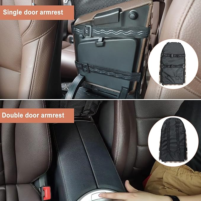 Dog Booster Car Seat ON Car Armrest,Puppy Travel Car Carrier Bed Center Console Doggie Seat for Small Pets Up to 10 Lbs,Detachable Dog Travel Bag for Most Car Deluxe Interactive Pet Seat