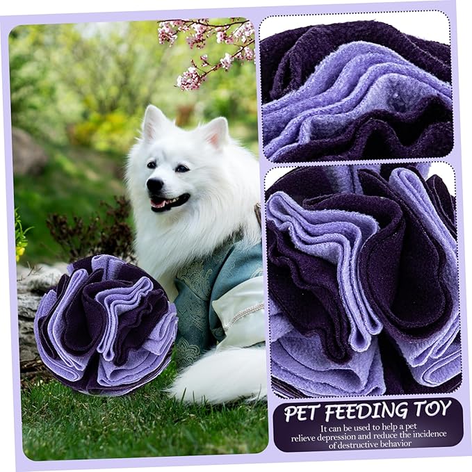 Pet Dog Sniff Training Toy Soft Snuffle Ball Dog Interactive Toy Slow Feeder