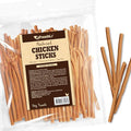 Afreschi Chicken Dog Treats, All Natural, Healthy & Easily Digestible, Grain-Free Puppy Chews, Low-Fat, Human Grade Training & Rewards Dog Snacks, Chicken Sticks, 24 oz Pack