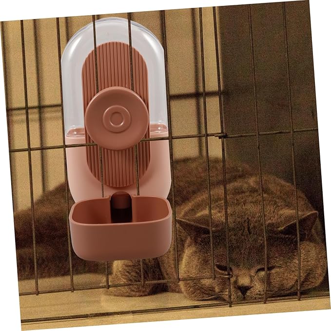 Hanging Pet Water Dispenser Automatic Feeder for Cats and Dogs Compact Design for Cage Use Easy to Install and for Indoor Pets and Animals
