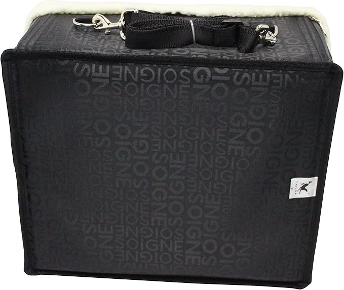 FixtureDisplays® Pet Dog Cat Seat Booster Car Carrier Bag Pet Travel Messenger Tote Soft Kennel 12235-BLACK
