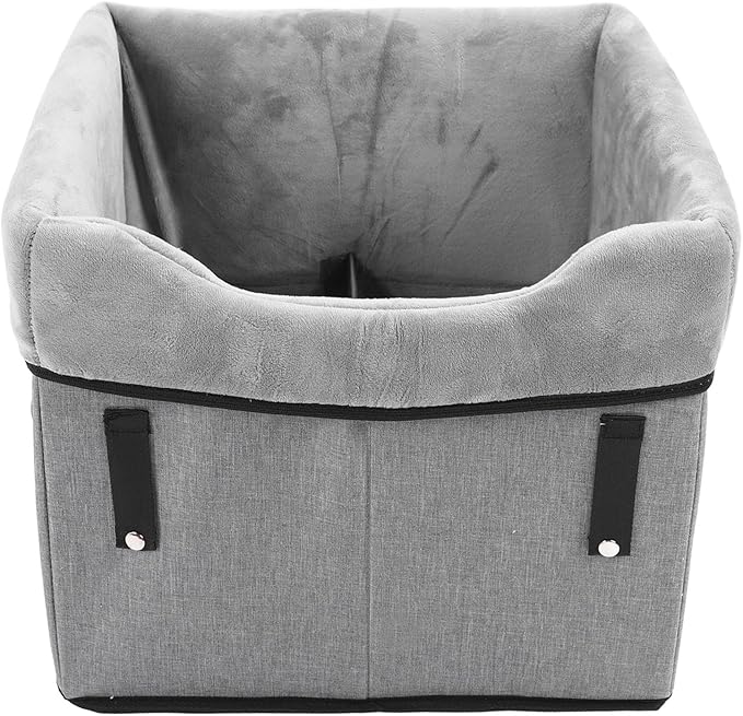Dog Car Seat for Small Dogs | Portable Booster Seat with Adjustable Strap & Oxford Fabric | Pet Travel Carrier for Cars/Road Trips/Commuting