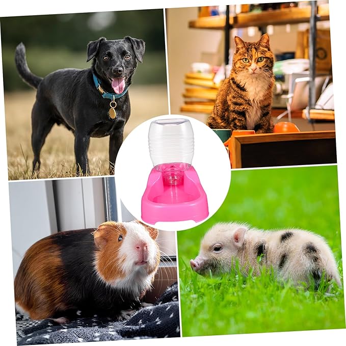 Pet Water Feeder Bowl for Dogs and Puppies Non- Base Safe Material Design Convenient Automatic Water Dispenser for Home and Pet Shops