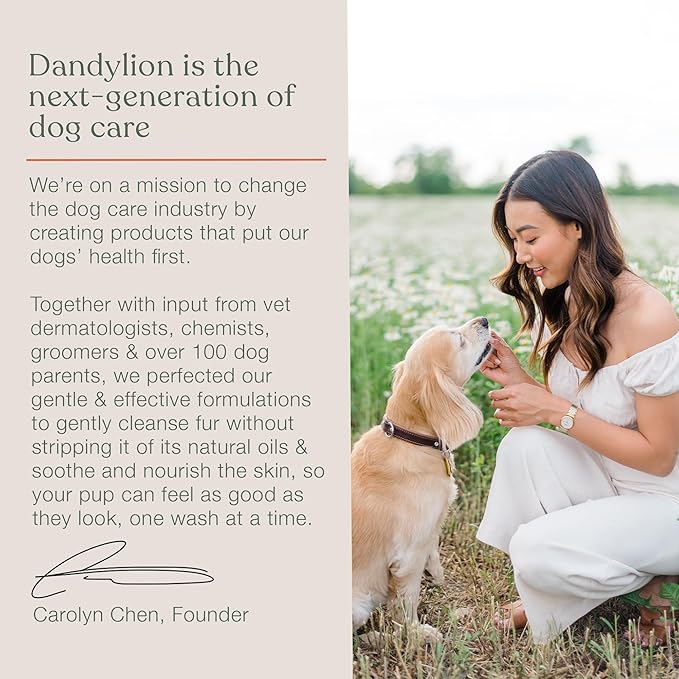 Dandylion Soft Paws Lotion with Brush | Dog Paw Balm & Paw Butter | Hydrating, Vet-Approved, Lick-Safe, Fragrance-Free | pH-Balanced for Itchy, Dry, Cracked Dog Paws | 0.6 fl oz