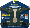 PetSafe Easy Walk Comfort No-Pull Dog Harness - Better Walk Training Harness - Full Body Padded Design - Durable Fabric - 5 Point Adjustable Fit - Everyday Leash Training - Green - Large