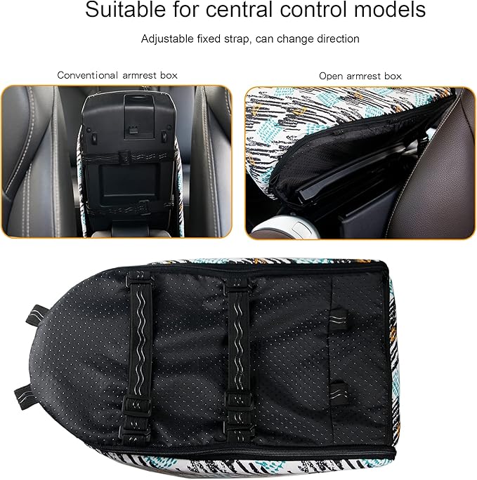 Console Small Dog Cat Car Seat Pet Booster Puppy Travel Car Carrier Bed ON Car Armrest, Interactive Deluxe Seat Waterproof Pet Car Seat for Cat and Small Dog Up to 10 Lbs
