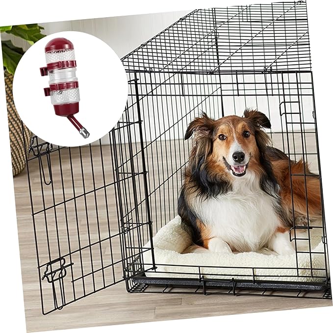 Automatic Pet Water Dispenser for Cage Hanging Type Dog and Cat Water Feeder No Leak Design Suitable for Pets Easy to Install Keeps Your Pet Hydrated and Cage