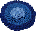 Snuffle Pad Mat Dogs Advanced Snuffle Sniffing Pad Mat Pet Items Leak Food Dog Training Blanket Nose Work Toy Pet Slowing Feeding Intelligence Mat (Folded Blue)