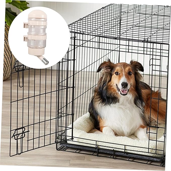 Automatic Dog Water Dispenser Stainless Steel Kitten Waterer Pet Water Bottle Feeder
