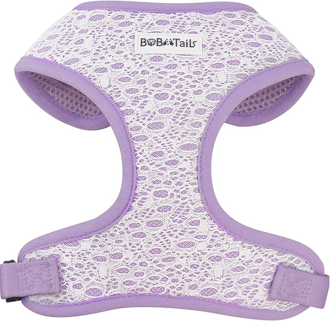 No Pull Dog Vest Harness for Small&Medium Dogs, Side Clip Adjustable Pet Vest, Soft Breathable, Fashion Dog Harnesses for Walking, Running, Shopping (Purple, M)