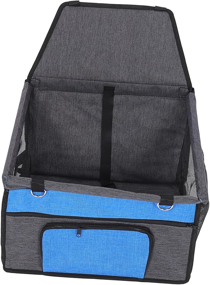 YARNOW Dog Car Seat Pet Cat Seat Portable Puppy Travel Carrier with Front Pocket Comfortable for Small Dog