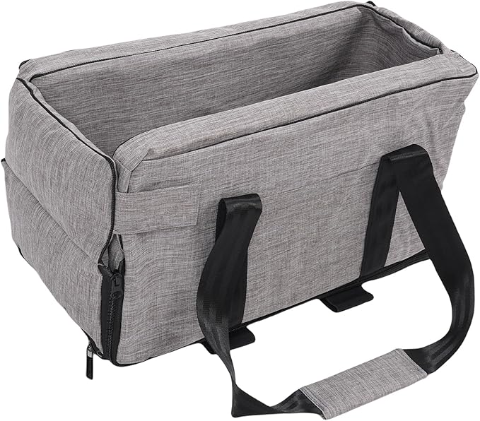 Pet Car Center Console Seat Portable Dog Booster with Safety Belts Center Console Dog Car Seat Removable Cat Booster Cars Seats
