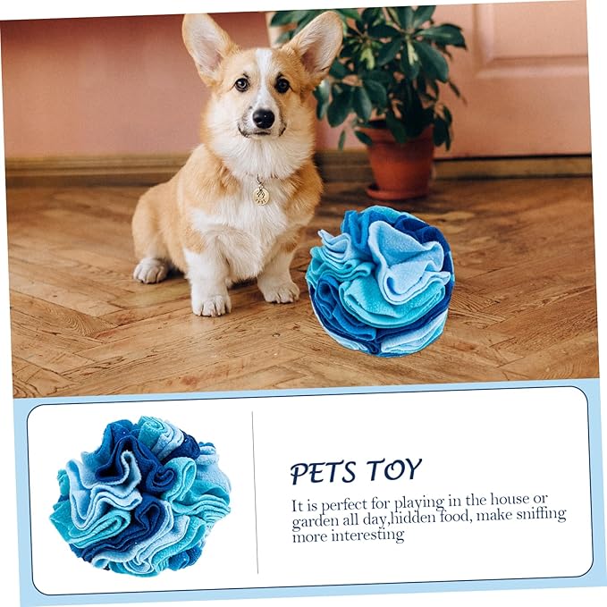 YARNOW Dog Sniffing Training Toy Interactive Snuffle for Dogs Slow Feeding Pet Toy Fleece Engaging Mental Exercise for Pups Design