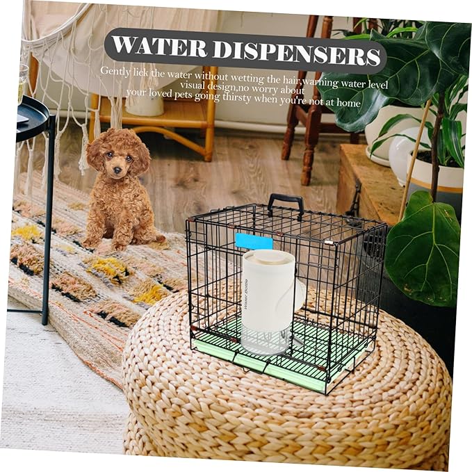 BESPORTBLE Dog Automatic Water Dispenser Hanging Pet Feeder for Dogs Capacity and Easy to Install and for Home and Travel