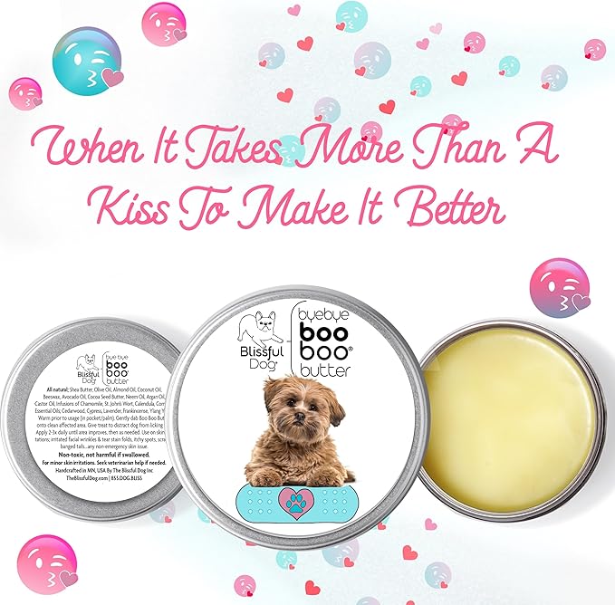 The Blissful Dog Lhasa Apso Boo Boo Butter, 4-Ounce